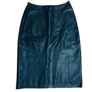 Wilson Suede and leather skirt